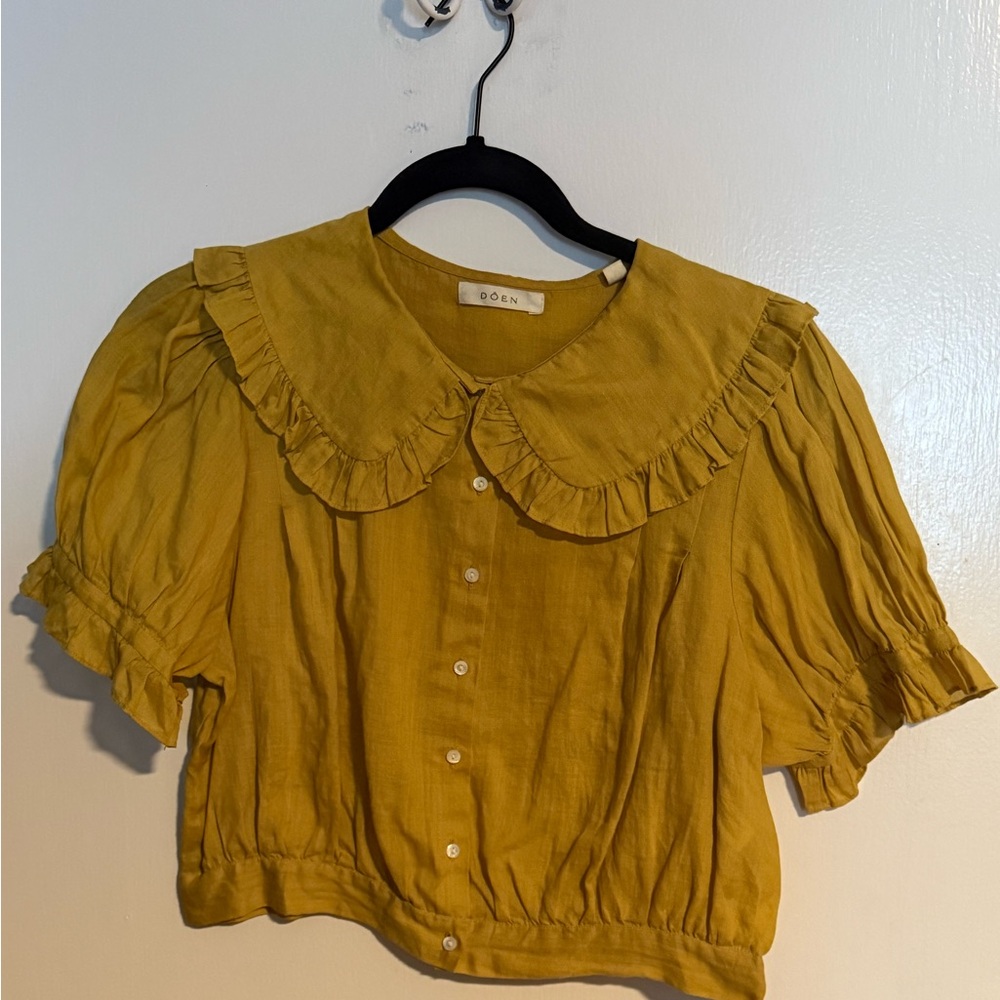 Doen Sparrow Top in Mustard